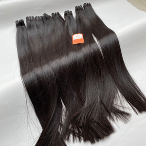 Vente en gros d'extensions de cheveux Remy alignées sur les cuticules brutes humaines 100% paquets de cheveux vietnamiens - Product Image 1