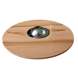 Bouclier rond en bois fait main, style artisanal simple, pour événements scéniques, spectacles, décoration murale et collection - Product Image 5