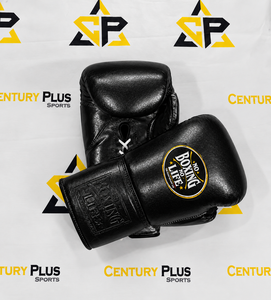 Gants de boxe de haute qualité au prix de gros, design « No Boxing No Life », en cuir de vachette véritable, pour hommes et femmes. - Product Image 2