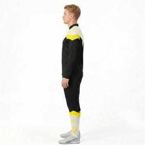 Ensemble d'entraînement de football haute performance – Veste respirante à fermeture éclair intégrale et pantalon de jogging fuselé - Product Image 5