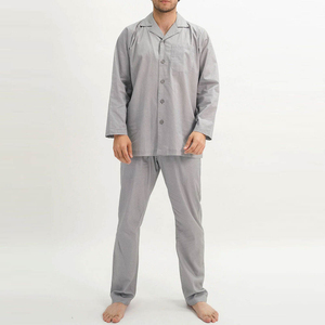 Ensemble de pyjama pour homme fabriqué en usine, faible MOQ, nouvelle collection, tissu confortable, style actuel, vêtements de nuit pour homme - Product Image 1