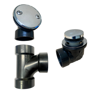 PSP0054 Desagüe de bañera, Sch. Paquete de 40 Desatascadores ABS con Desagüe de Baño Tipo Tip-Toe - Product Image 1