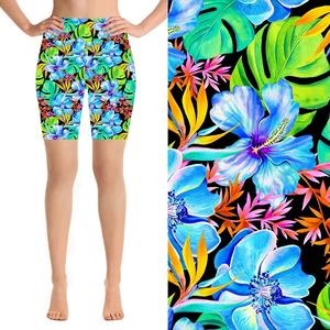 Shorts d'été décontractés pour femmes, taille haute, style mignon avec poches latérales et taille élastique, vente en gros sur mesure - Product Image 2