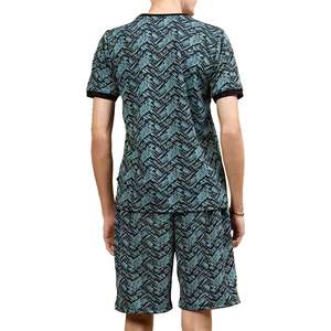 Ensemble décontracté d'été 2 pièces : T-shirt et short en polyester à séchage rapide avec impression numérique par sublimation intégrale - Product Image 2