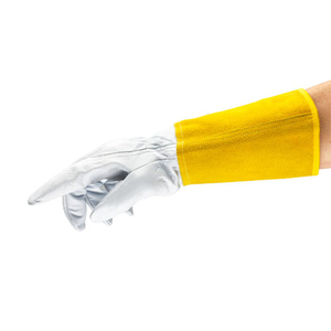 Guantes de Soldadura de Cuero Personalizados de Diseño Premium, Guantes de Trabajo Antideslizantes con Forro de Nailon, Color Personalizado, Venta al Por Mayor - Product Image 2