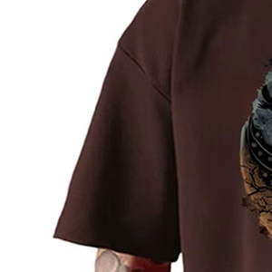 Service OEM, t-shirts imprimés surdimensionnés pour hommes de haute qualité, t-shirt personnalisé en couleur, t-shirts personnalisés en coton/fibre pour hommes - Product Image 6