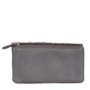 Production en usine et vente en gros de pochettes en cuir personnalisées, pochettes en cuir à poils de vache, pochettes tendance pour femmes - Product Image 5
