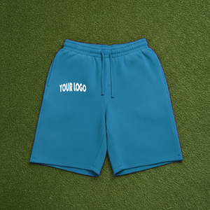 Pantalones Cortos de Algodón para Hombre de Cintura Alta con Dobladillo sin Rematar, Lavado Ácido, Efecto Desgastado por el Sol Personalizado y Pedrería - Product Image 4
