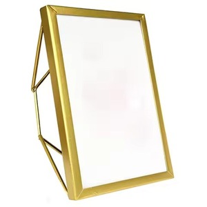 Elegant Decor Metal Glass Photo <b>Frame</b> Contemporary <b>Picture</b> Display Home Accent - Product Image 6