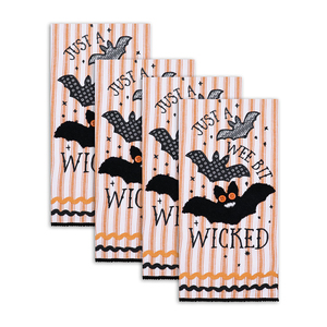 Serviettes de cuisine écologiques 100% coton avec un magnifique design brodé, séchage rapide, à prix avantageux - Product Image 5