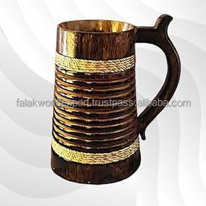 Tazas de Café, Sake, Leche y Té de Madera Natural Hechas a Mano, Estilo Árabe Vintage, Reutilizables, Personalizadas para Hotel u Hogar, Venta al Por Mayor - Product Image 4