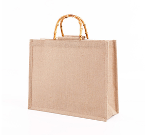 Sac fourre-tout en jute de qualité supérieure avec grande capacité de rangement pour les courses quotidiennes - Product Image 3