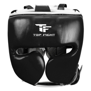 อุปกรณ์ป้องกันศีรษะสำหรับชกมวย Top Fight หนังแท้ ปรับแต่งได้ พร้อมสกรีนโลโก้ส่วนตัว - Product Image 1