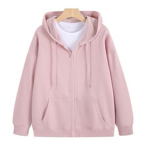 Sudadera con capucha y cremallera personalizada de mezcla de algodón suave unisex con logotipo personalizado para minoristas de moda y propietarios de marcas - Product Image 1