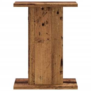 2 Soportes de Madera Antigua para Instrumentos Musicales, 11.8x11.8x15.7', Soportes para Altavoces - Product Image 5