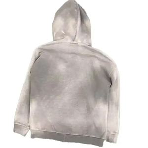 Sudadera con capucha de algodón ligero para hombre French Terry Sun Faded, lavado ácido, personalizado, transpirable, desgastado, de lana pesada para invierno - Product Image 6