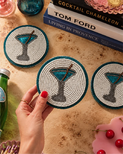 handmade <b>beaded</b> <b>coasters</b> unique design - Product Image 1