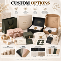 Set Completo di Imballaggi Personalizzati per Piccole Imprese: Scatole di Carta, Sacchetti Shopping, Carta Velina, Cartellini Pendenti - Vendita all'Ingrosso