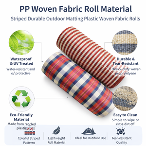 Rollo de Tela Tejida de Microfibra de Poliéster Reciclado con PVC, Bolsas de Compras Reutilizables Ecológicas, Ligeras e Impermeables para la Fabricación de Bolsas - Product Image 6