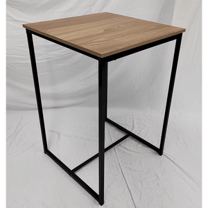 Elegantes mesas de comedor de madera maciza, artesanías de Metal, Base Industrial, venta al por mayor directa para uso doméstico, elegantes juegos de muebles de comedor - Product Image 1