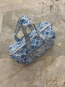 Bolsa de Viaje para Mujer, Hermosa y Ecológica, de Tela de Algodón, Ligera, Gran Capacidad, Cierre de Cremallera Resistente, Artesanal - Product Image 4