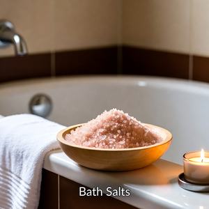 Sel de l'Himalaya Blanc Naturel à Grains Fins – Essence de Bain Minérale pour Spa, Thérapie Relaxante Écologique, Cristal Sculpté pour Bain Corporel Doux - Product Image 6