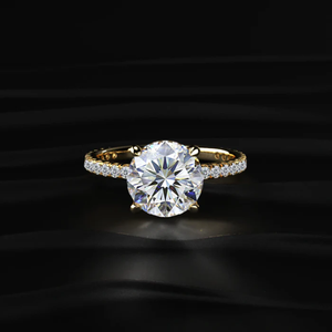 Premium 2.6 Ct Round Cut Diamond Engagement <b>Ring</b> Classic Bridal <b>Ring</b> Elegant Wedding Jewelry for Women Sparkling Design - Product Image 1