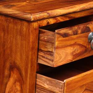 Soporte de TV Mediano de Madera Maciza de Acacia con Acabado Natural, Duradero y Elegante - Product Image 6