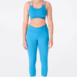 OEM Custom Women Yoga Leggings High Rise <b>Tummy</b> <b>Control</b> Polyester Spandex Fitness Gym Wear for Private Label Buyers - Product Image 6