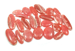 Wholesale Radha Arts Silver Jewelry Making Light Weight New Arrival Natural Rhodochrosite Mixed Cut Cabochon Flat Loose Gemstone - Product Image 5