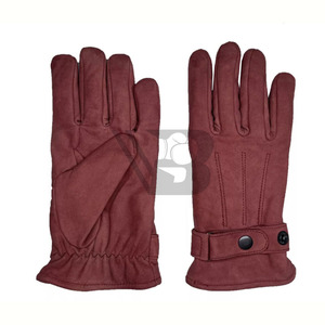 Customized Full Finger Unisex <b>Leather</b> Gloves-Durable Breathable Eco-Friendly for Outdoor Travel Sports Four Seasons Use - Product Image 6
