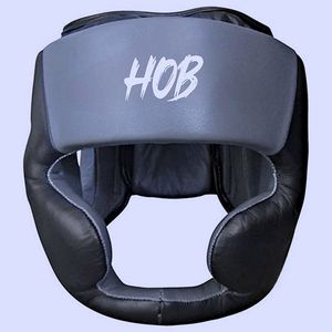 Protège-tête de boxe rouge en cuir PU unisexe pour adulte avec fermeture auto-agrippante - Product Image 4