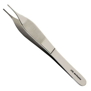 Pinza de tejido Adson Stille, instrumento médico de precisión para manipulación delicada de tejidos, 4.75 pulgadas, acero inoxidable - Product Image 5