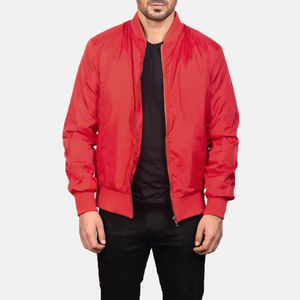 Wholesale Reversible Bomber <b>Jacket</b> for <b>Men</b> Women Double Sided Lightweight Nylon <b>Flight</b> Style Zip Up Casual Streetwear Custom - Product Image 4