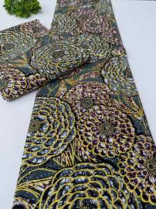 Premium Nigerian African Wax Print Ankara 100% Cotton Fabric Vibrant Design for Fashion Apparel South Africa - Product Image 4