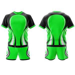 Uniforme de Rugby Personalizado con Logotipo, Estilo Único, Tela Twill Transpirable, 100% Poliéster, para Béisbol y Fútbol, Cintura Elástica Anti-Estiramiento - Product Image 1