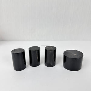 Direct inde écologique véritable rouleau d'os naturel noir artisanat sculpté à la main amour Style timbre couteau poignée cylindre - Product Image 6