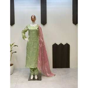 Ensemble haut et bas de soirée pour femme avec Dupatta - Product Image 2