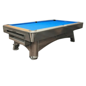 Mesa de Billar Americana Profesional KINGBILLIARDS King 9025, Estándar de Torneo, con Base de Madera Contrachapada Sólida, Bolsillos de Cuero Genuino y Bolas - Product Image 1