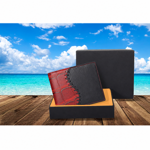 Customized <b>Men</b> Short Genuine <b>Leather</b> <b>Wallet</b> Made in Pakistan AI-5201 - Product Image 3