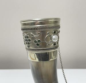 แฟชั่นจากแตรไวกิ้งโบราณและควายและแตรวัวและ Tankards แตรไวกิ้งเสนอแวบมองไปยังศีลธรรมที่ได้รับเกียรติในเวลา - Product Image 4