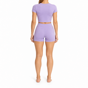 Conjunto de Yoga para Mujer, Dos Piezas, Bra Deportivo y Leggings, para Gimnasio, Entrenamiento, Yoga, Pilates, Ropa Deportiva al por Mayor para Compradores Minoristas en Línea - Product Image 2