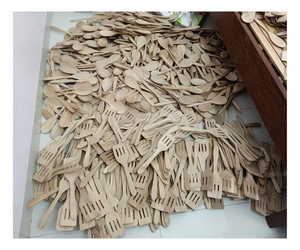 Vintage <b>Wooden</b> Spoons <b>Rustic</b> Kitchen Design Custom Logo Engraving OEM Support - Product Image 1