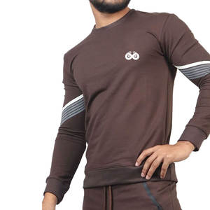 Sudaderas de Manga Larga con Cuello Redondo para Hombre, Transpirables, de Algodón, Talla Grande, Sudaderas Básicas al por Mayor - Product Image 4