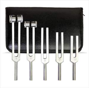 Nuevo Juego de 5 Diapasones Médicos de Alta Calidad C128 a C2048 con Martillo de Goma, el Mejor Artículo - Product Image 6