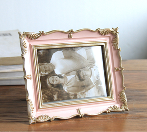 Cadre photo créatif en résine de style rétro européen et pastoral américain - Product Image 6