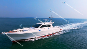 <span class=keywords><strong>Bateau</strong></span> <span class=keywords><strong>en</strong></span> alliage d'aluminium personnalisé de 55 pieds, croiseur de luxe avec suite principale et équipement de pêche avancé - Product Image 3