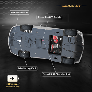 รถบังคับวิทยุ Mirana Glide GT ระดับ Hobby สำหรับเด็กและผู้ใหญ่ ควบคุมผ่านแอพ ความเร็วสูงสุด 25 กม./ชม. สำหรับเล่นในร่มและกลางแจ้ง พร้อมประตูเปิด-ปิดได้ - Product Image 5