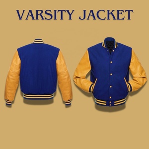 Elegante chaqueta universitaria de camuflaje azul real para hombres y mujeres Diseño azul completo con colocación frontal del logotipo - Product Image 2