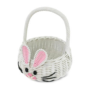 Cestas de mimbre de conejito para regalo, almacenamiento y decoración para la celebración de Pascua, a precio económico. - Product Image 4